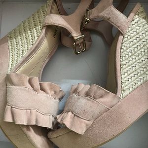 Blush Pink wedges